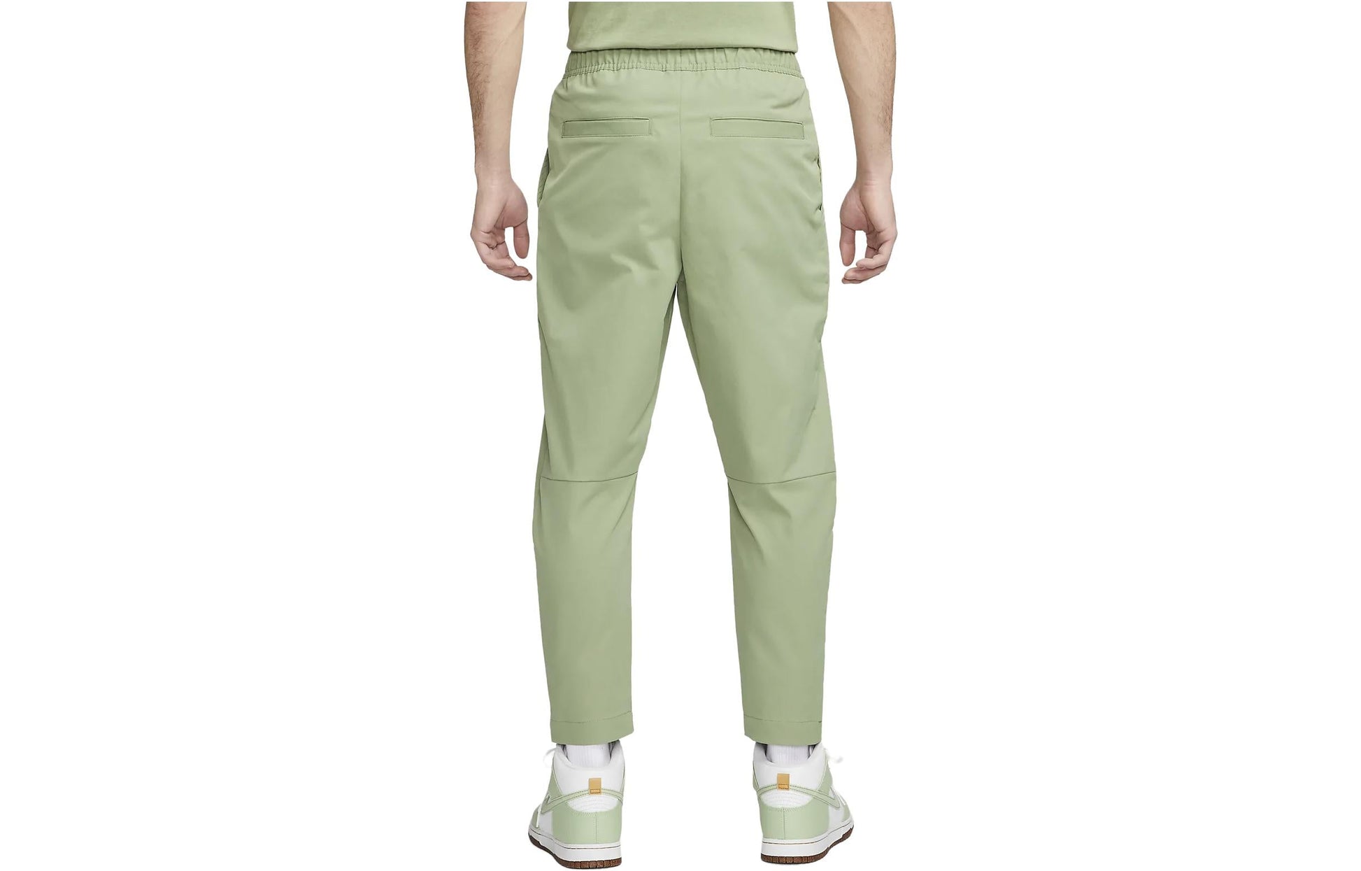 Nike Club Woven Tapered-Leg Trousers Asia Sizing 'Oil Green White' DX0625-386