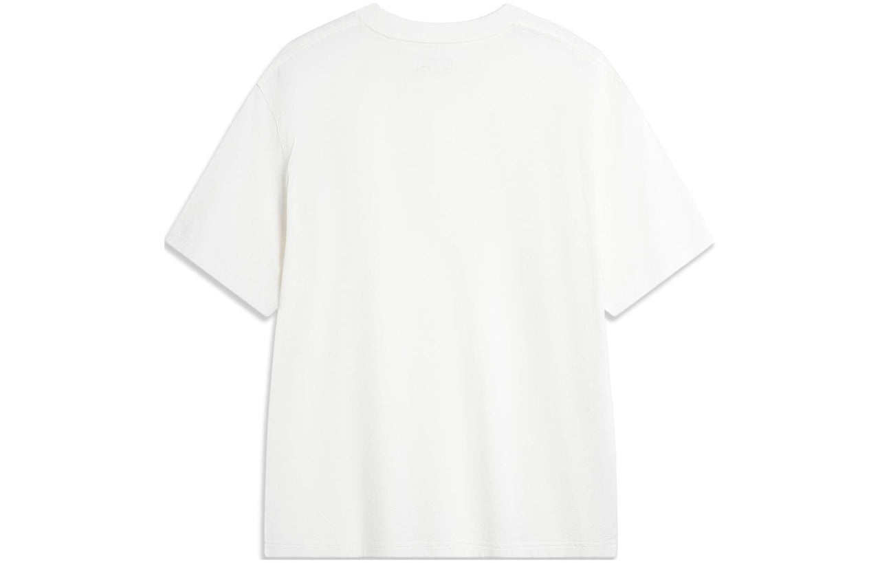 Li-Ning Wave Graphic T-shirt 'White' AHSU301-1