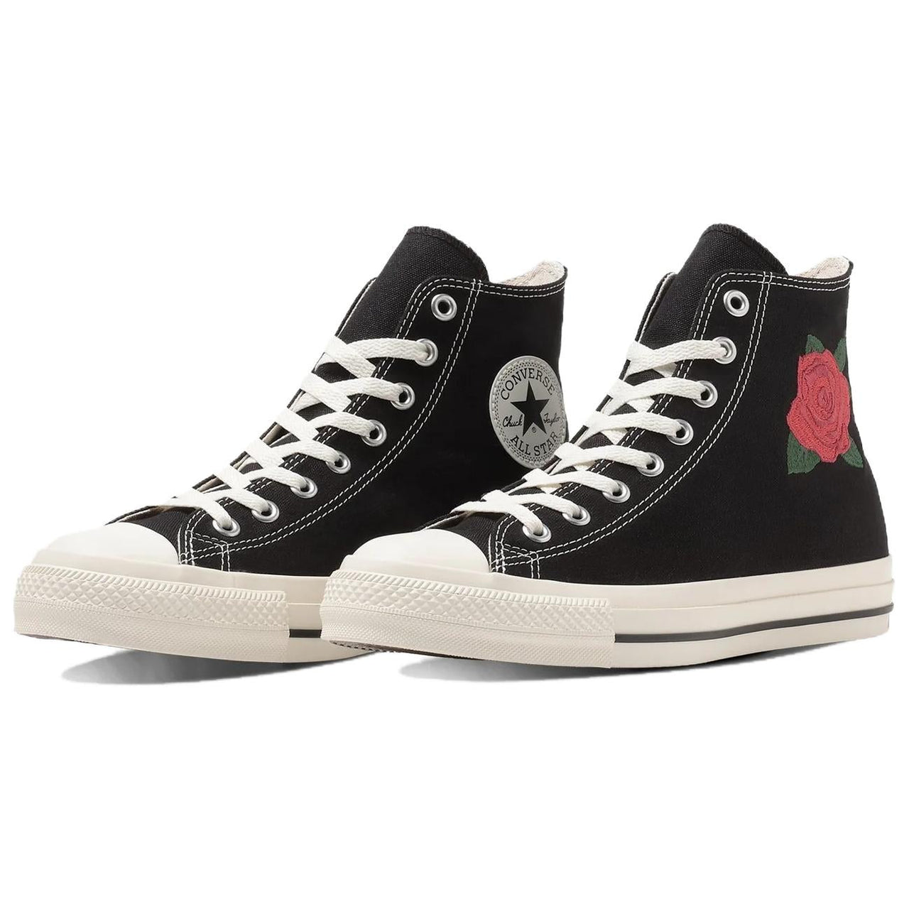 Converse All Star Rose Embroidery Hi 'Black White Red' 31311860