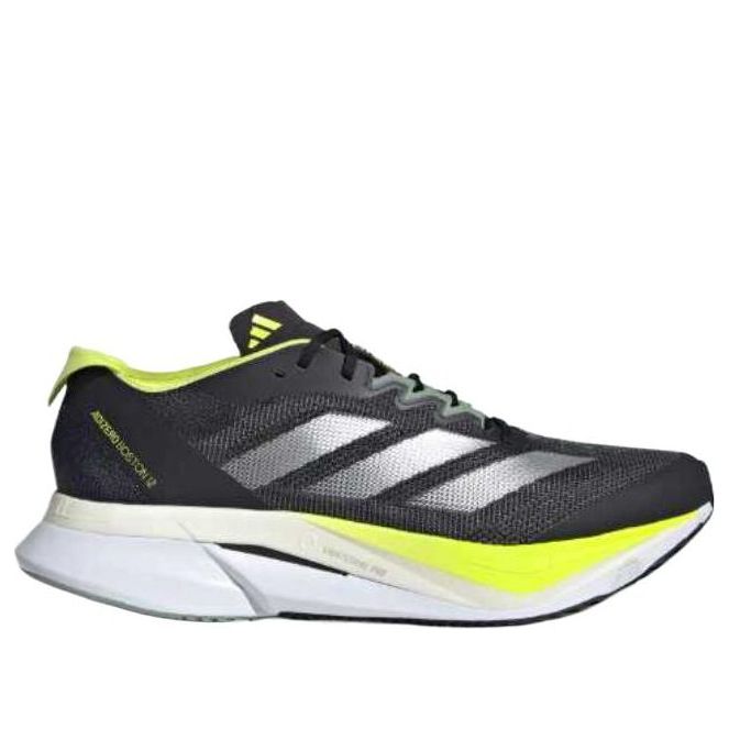 adidas Adizero Boston 12 'Silver Metallic Pulse Lime' JI4477