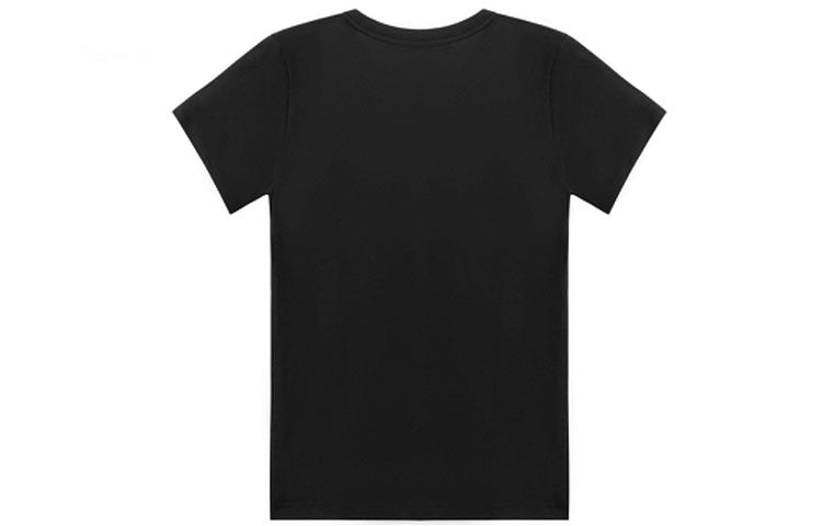 New Balance Men's New Balance Contrasting Colors Logo Printing Sports Round Neck Short Sleeve Black MT03919-BK