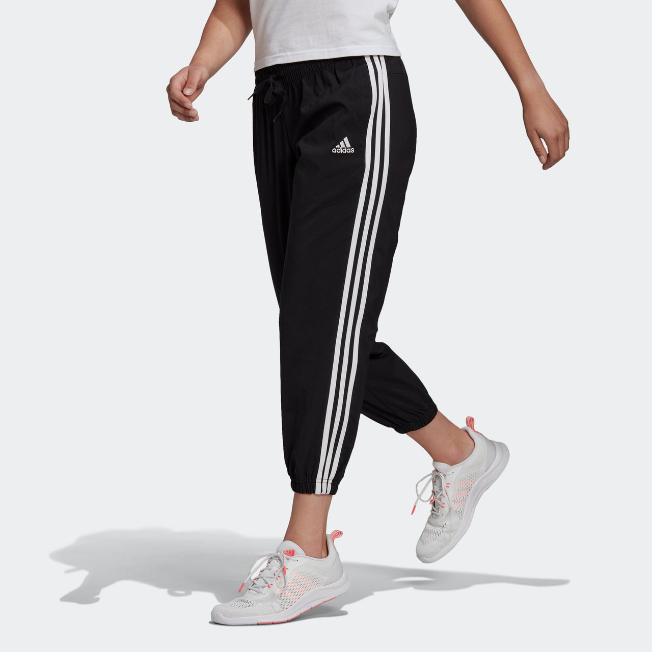 (WMNS) adidas W 3s Wv E 78pt Sports Stylish Bundle Feet Cropped Pants/Trousers Black GM5559