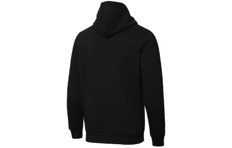 PUMA ESS Logo Sports Hooded Printed Fleece Black 586917-01