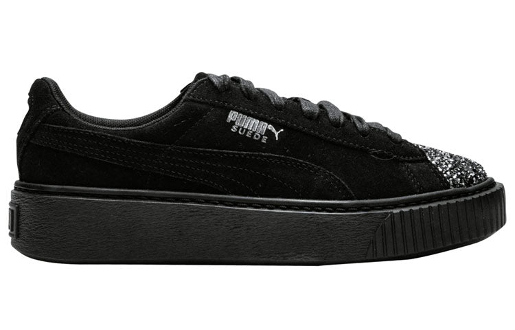 (WMNS) PUMA Suede Platform 'Crushed Gem - Black' 365866-01