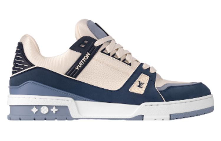 LOUIS VUITTON LV Trainer Sneakers 'Blue Beige' 1ABNKD