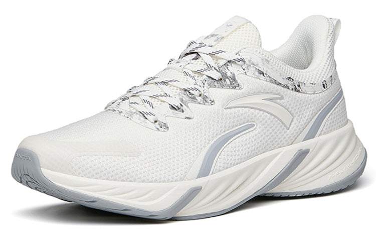 ANTA Running Series Sneakers 'White Grey with Ink Fog' 112145523-5
