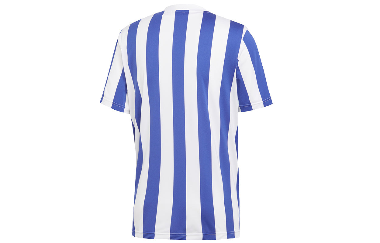 adidas originals Striped Short Sleeve Jersey Men's Blue DU8527