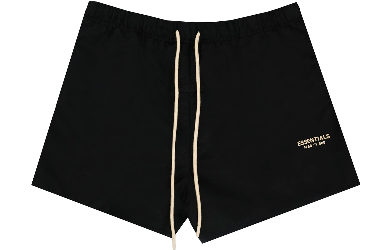 Fear of God Essentials FW23 Running Shorts 'Jet Black' 160BT232020F