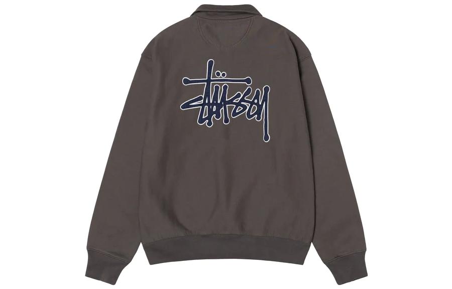 Stussy x Denim Tears Half Zip Fleece 'Charcoal' 318045