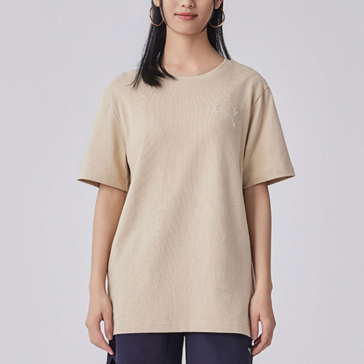 PUMA Classics Logo T-shirt 'Tan' 683479-09