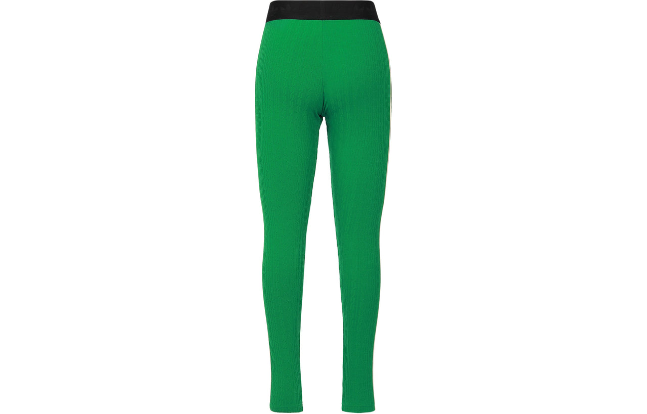 (WMNS) adidas Adicolor 70s Knit Leggings 'Green' IK7847
