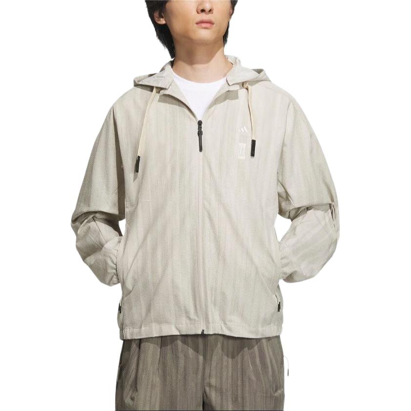 adidas Wuji Seersucker Woven Jacket Asia Sizing 'White' IW1513