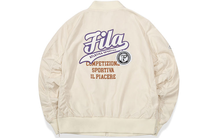 Fila FUSION Casual Sports Jacket Creamy White T11W035702F-IV