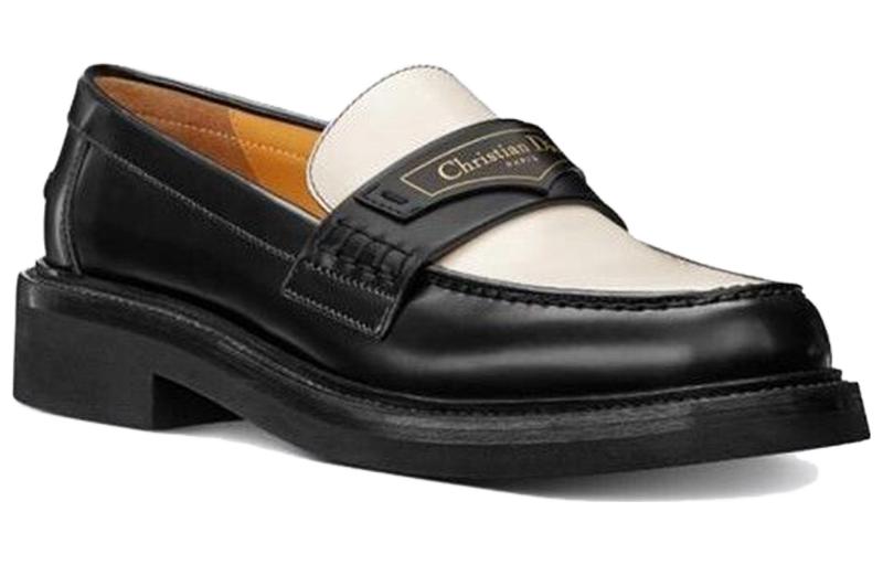 (WMNS) DIOR Boy Loafer White Brushed Calfskin KDB759ACA_S03W