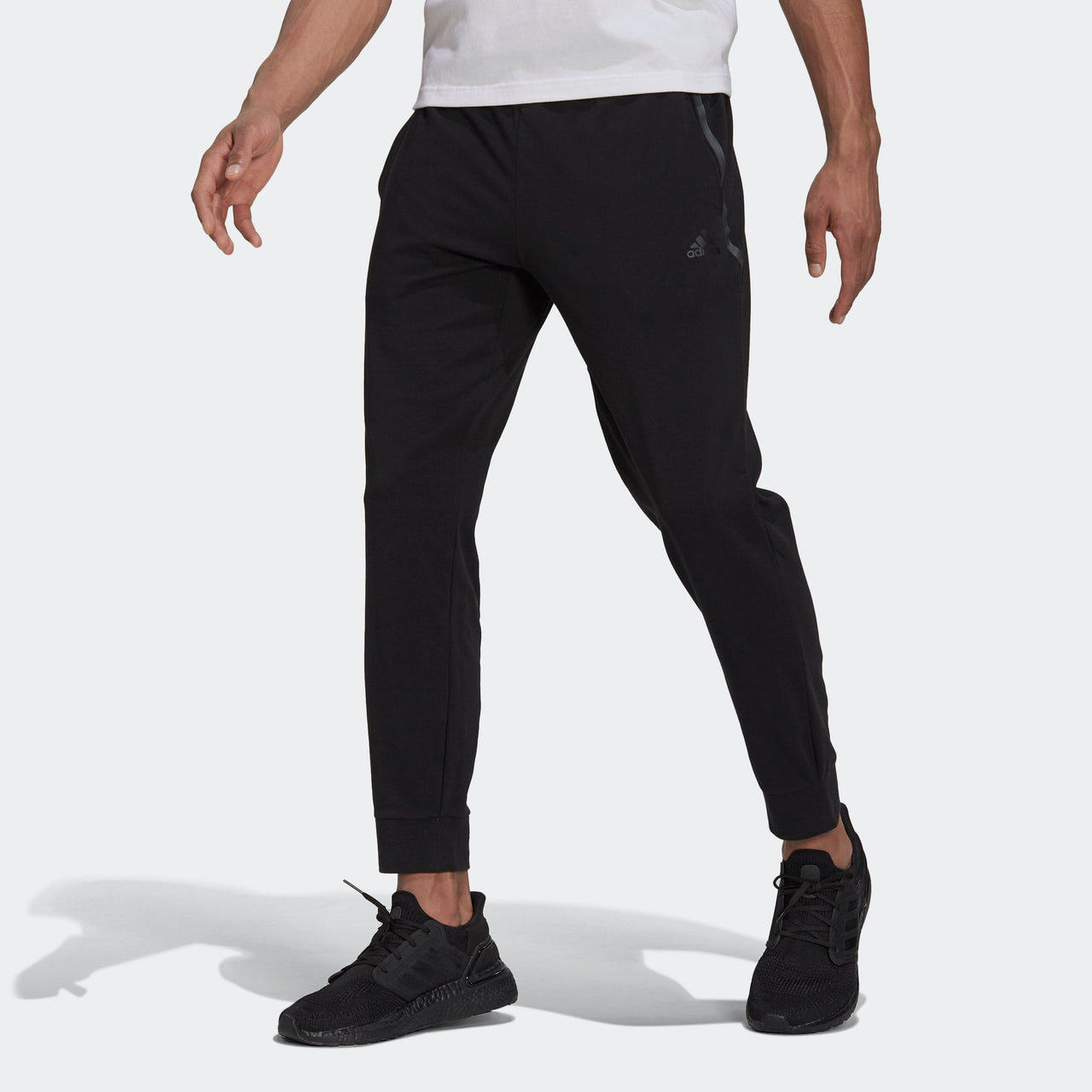adidas Fi Pnt Sj Reg Casual Sports Bundle Feet Long Pants Black GP0951