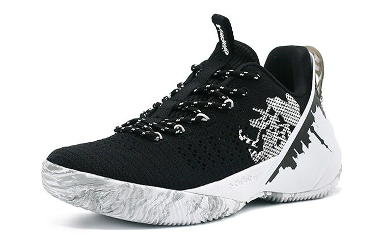 ANTA Basketball Shoes 'Black Grey White' 11931608S-2