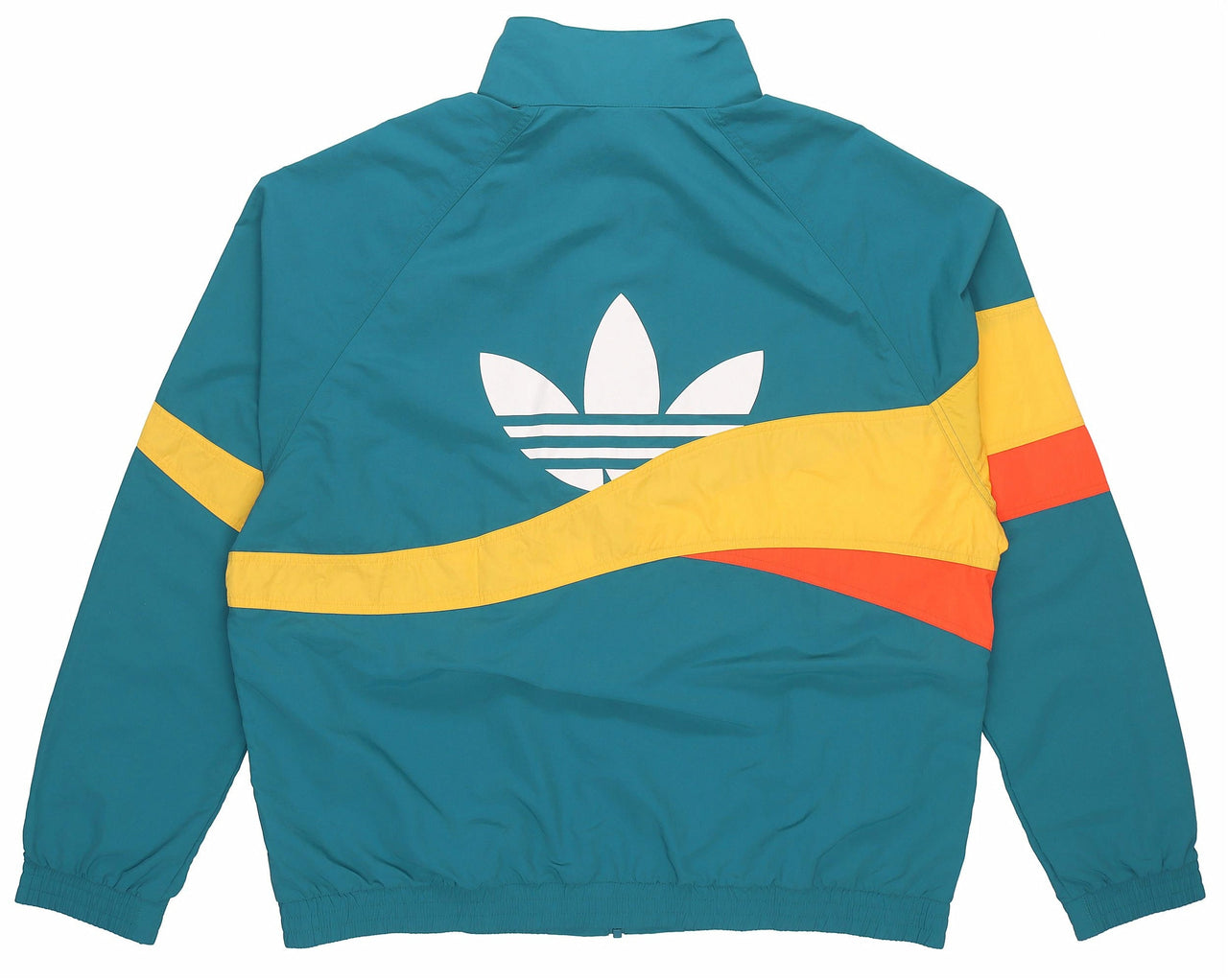 adidas originals Ts Track Top Colorblock Windproof Sports Jacket Green H46699
