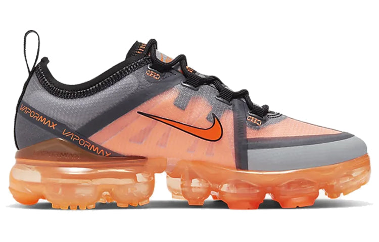 (GS) Nike Air VaporMax 2019 'Grey Total Orange' AJ2616-013