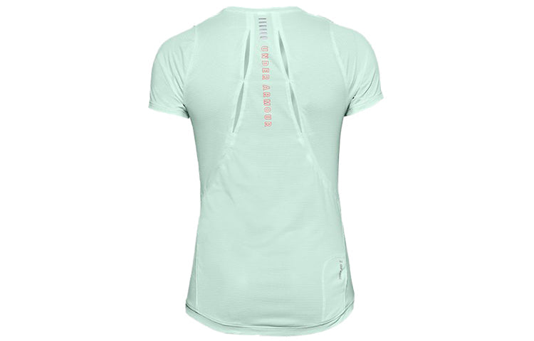 (WMNS) Under Armour Sports Short Sleeve Blue 1353465-403