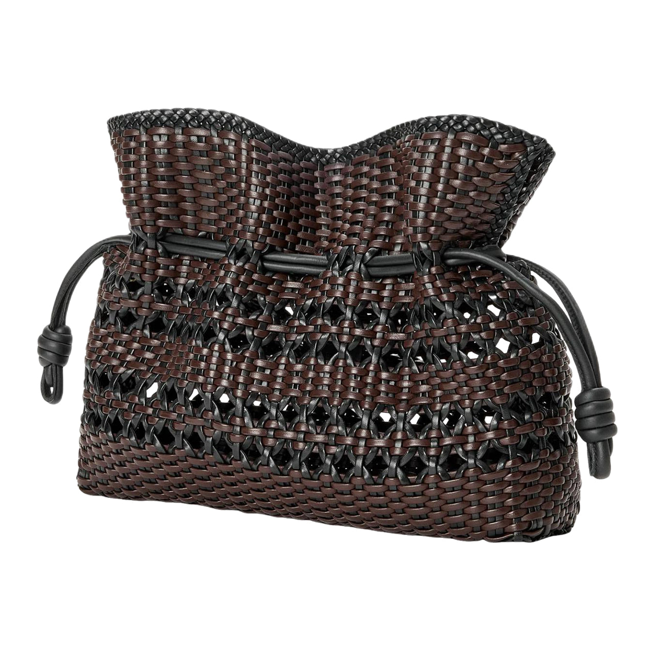(WMNS) Loewe Medium Flamenco Clutch 'Black Brown' A411FC1XDN-1103