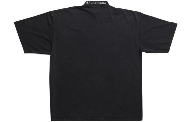 Balenciaga I Love T-shirt Large Fit 'Black' 744439TOVH39034