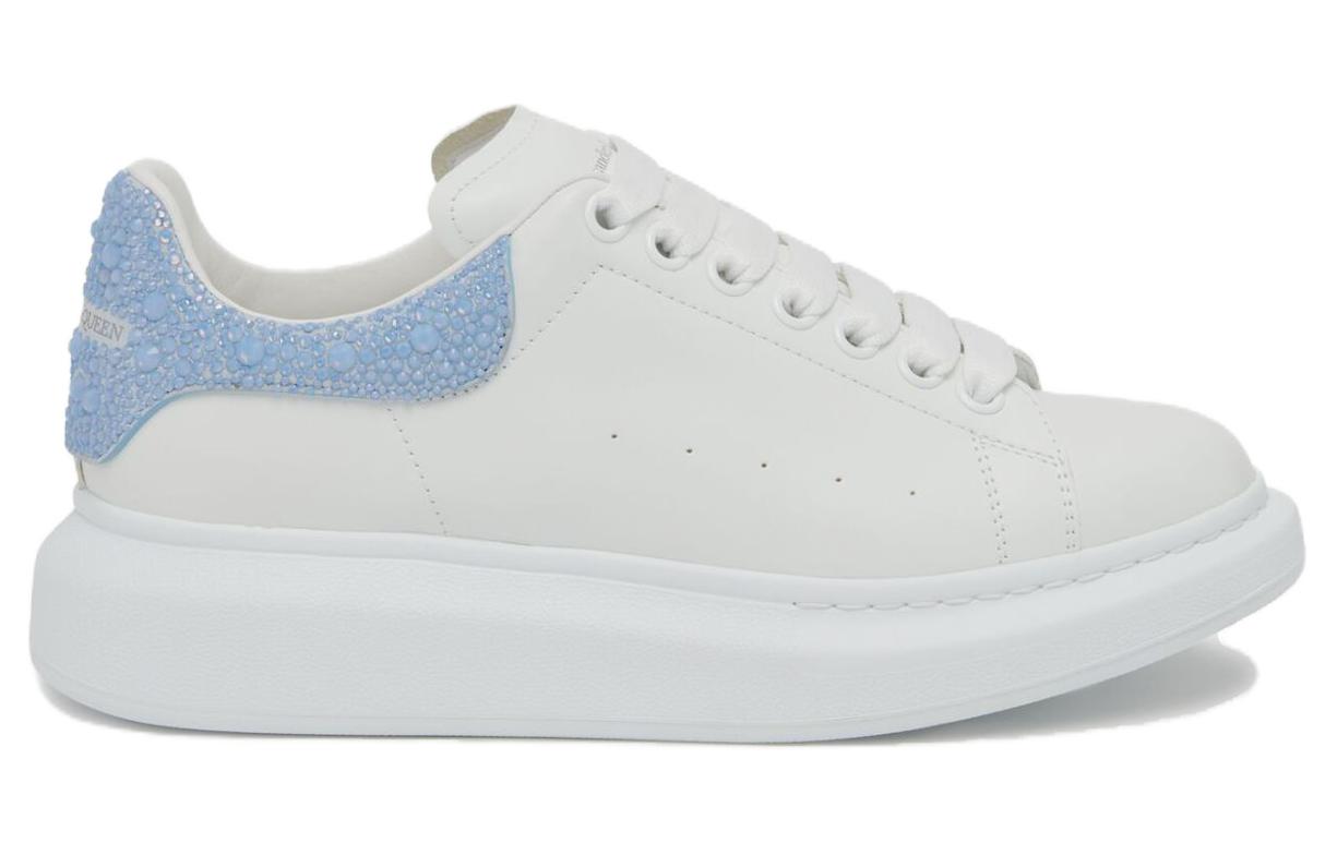 (WMNS) Alexander McQueen Oversized Sneakers 'Baby Blue White' 718243WIEEI9412