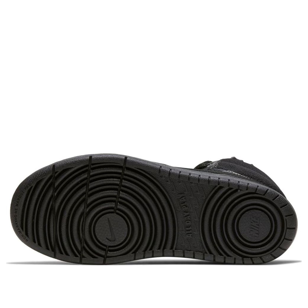 (PS) Nike Court Borough Mid 2 'Triple Black' CQ4026-001