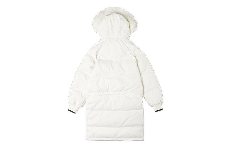 (WMNS) Converse Convertible Long Down Jacket 'White' 10020023-A01