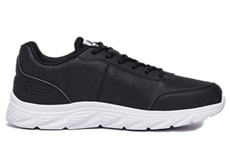 ANTA Running Series Sneakers Leather 'Black White' 91835529-1