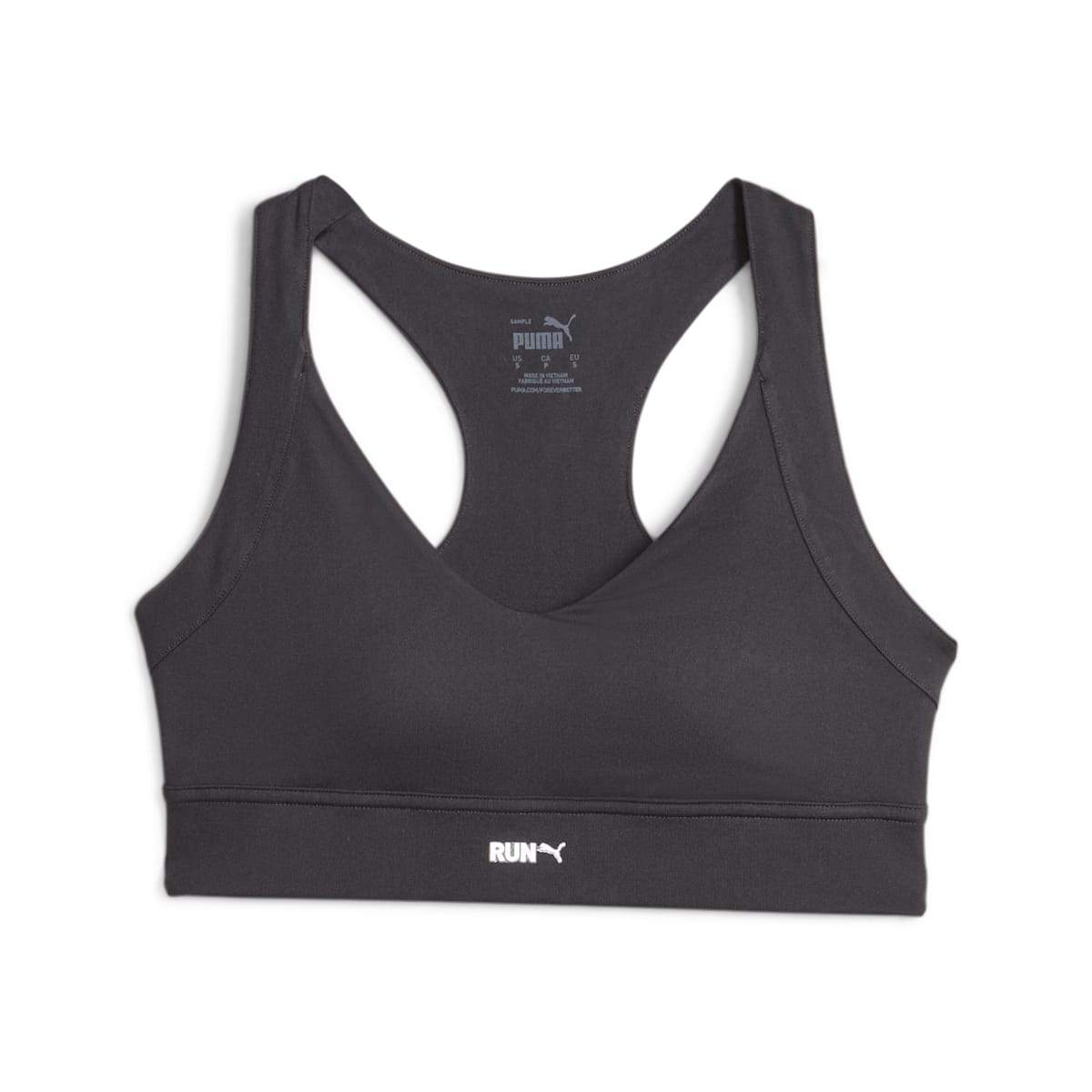 (WMNS) PUMA Run Hight High Impact Bra 'Black' 524374-75