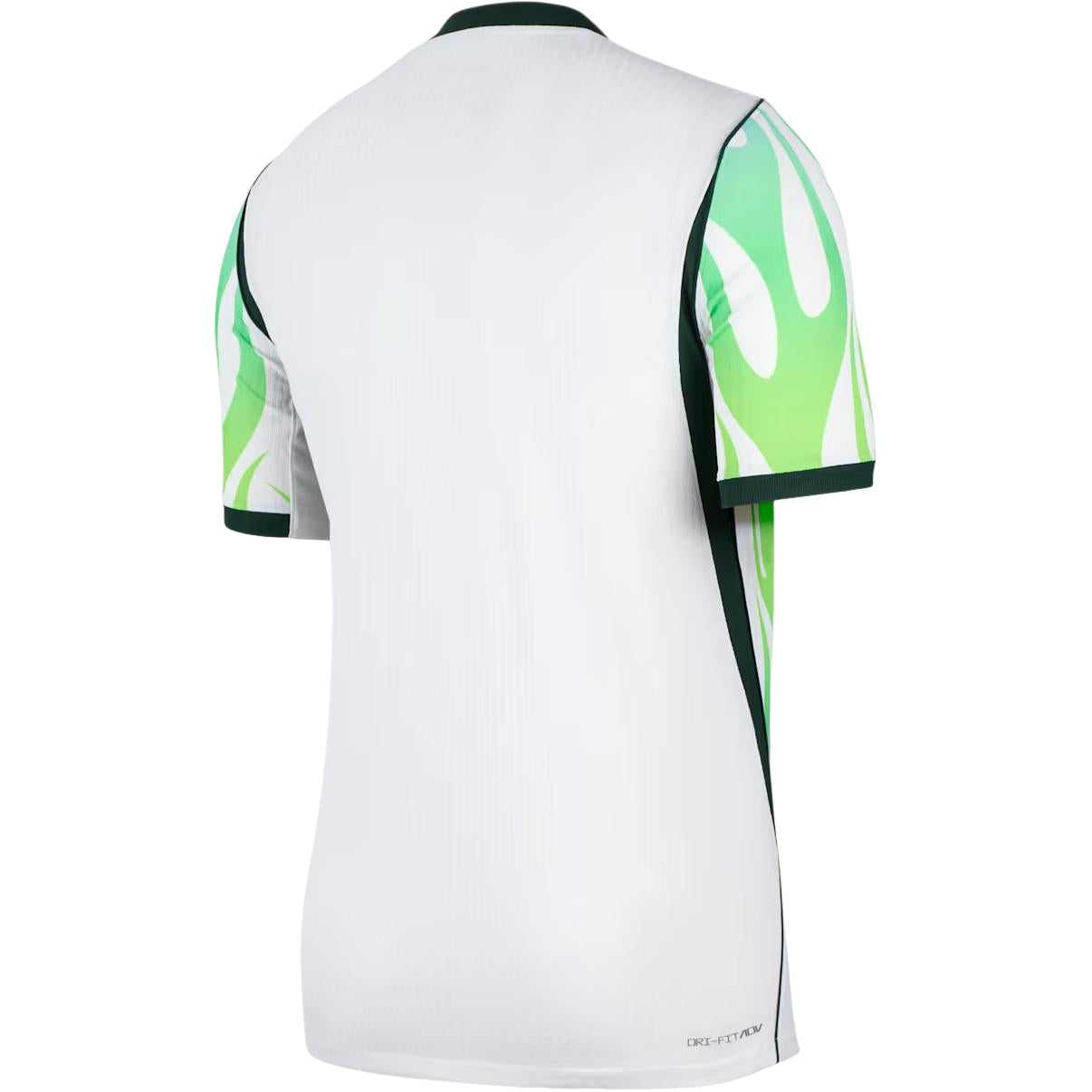 Nike Nigeria 2026 Match Away Aero-FIT Soccer Authentic Jersey 'White Green Glow Black' IB5205-100