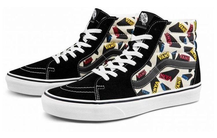 (WMNS) Vans SK8-HI (POP LOGO) Black VN0A4U3C2O8