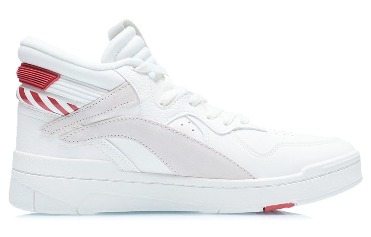 Li-Ning Superwave Mid 'White Red' AGCR233-1