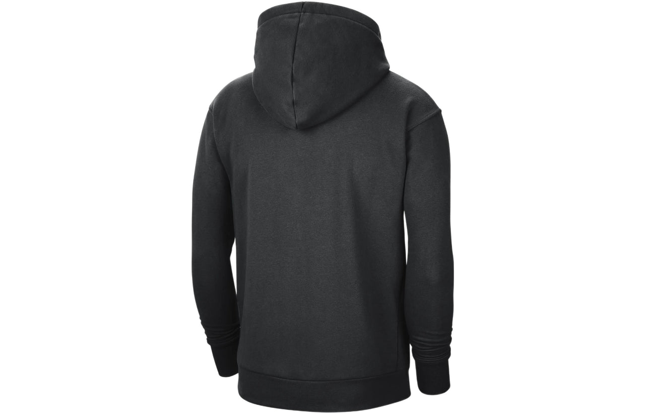 Men's Nike NBA Solid Color Alphabet Fleece Pullover Chicago Bulls Black DB2309-010