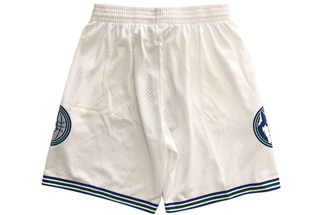 Mitchell & Ness NBA Swingman Shorts Minnesota Timberwolves 1995-96 'White' SMSHSB19045-MTIWHIT95