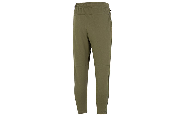 Men's Nike Solid Color Logo Training Fleece Bundle Feet Sports Pants/Trousers/Joggers Military Green DM6592-222