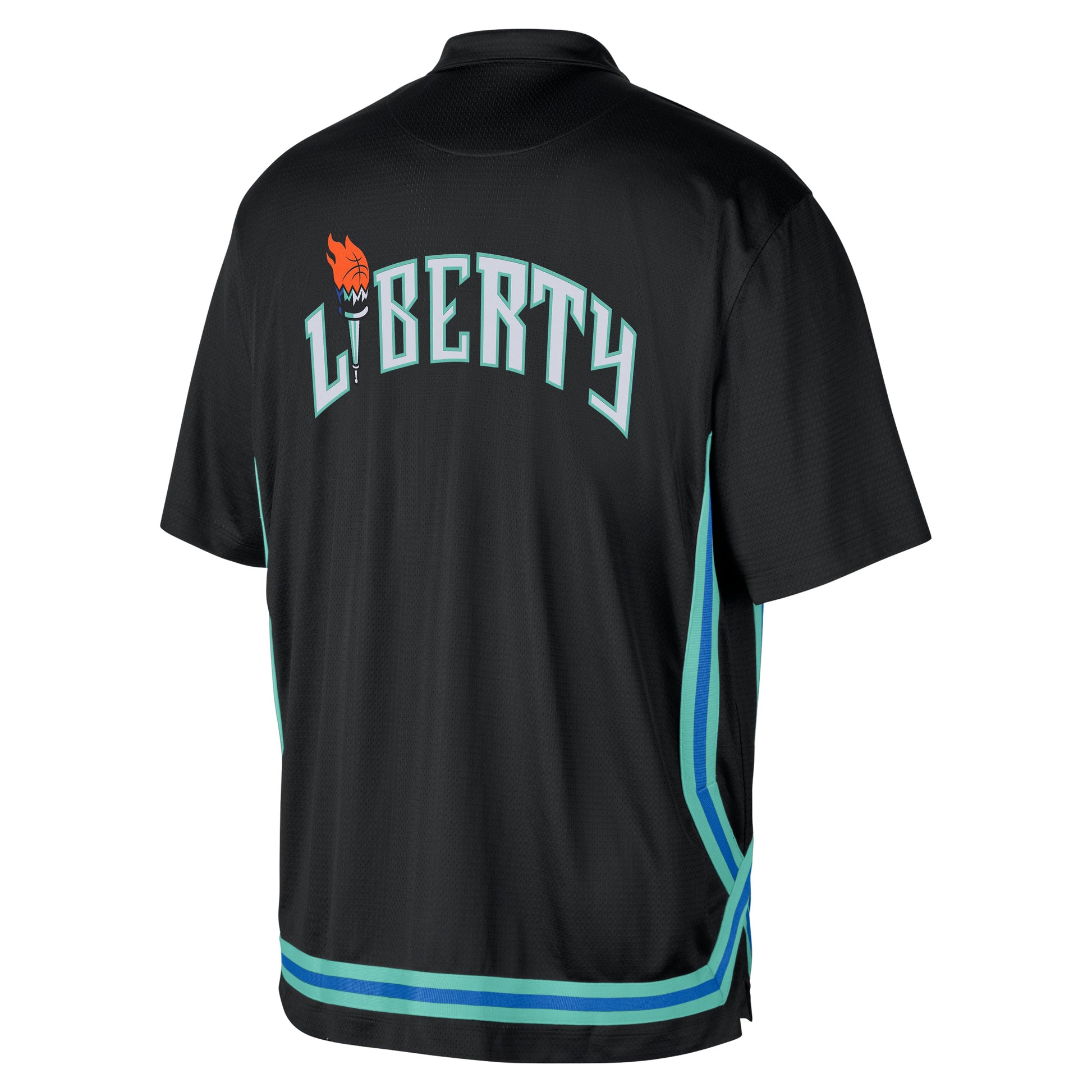 Nike Dri-FIT WNBA New York Liberty Court Origins T-Shirt 'Black White' IM6714-010