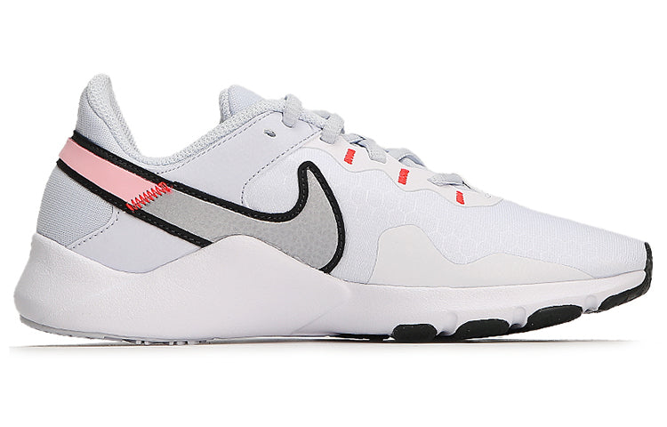 (WMNS) Nike Legend Essential 2 'White Football Grey Crimson' CQ9545-007