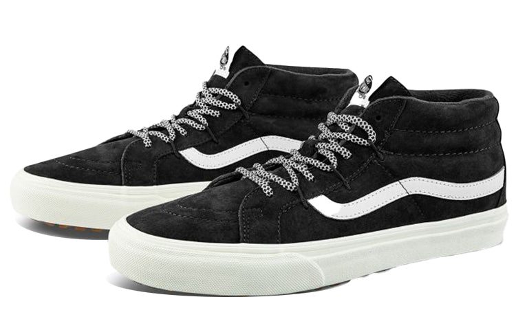 Vans Sk8-mid Reissue Ghillie Mte Shoes Black/White VN0A3TKQEMI