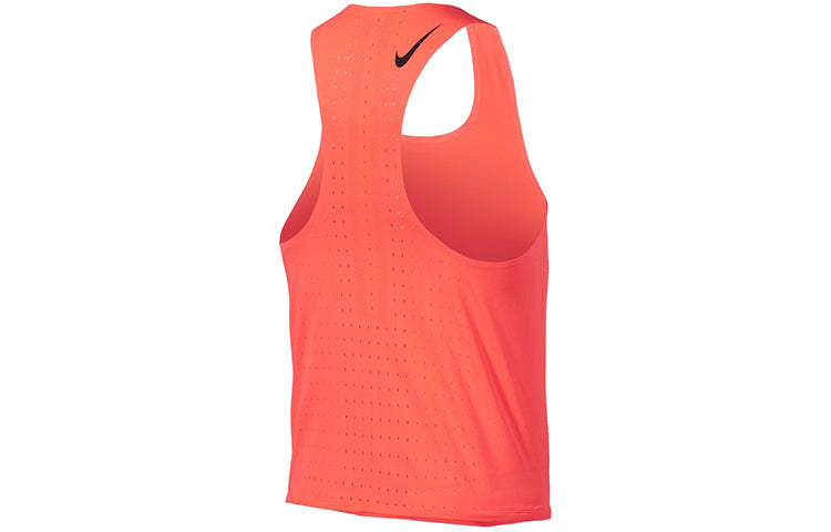 Nike AeroSwift Breathable Training Sports Running Vest Orange CJ7836-854