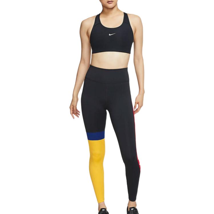 (WMNS) Nike Dri-FIT Swoosh Medium-Support 1-Piece Pad Sports Bra 'Black' BV3636-010