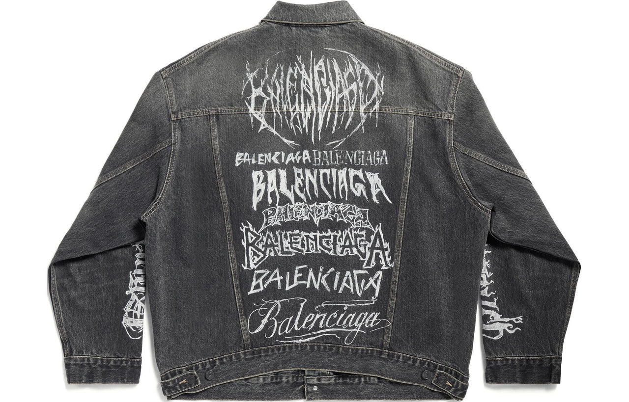 Balenciaga Diy Metal Large Fit Jacket 'Black' 773804TBP473721