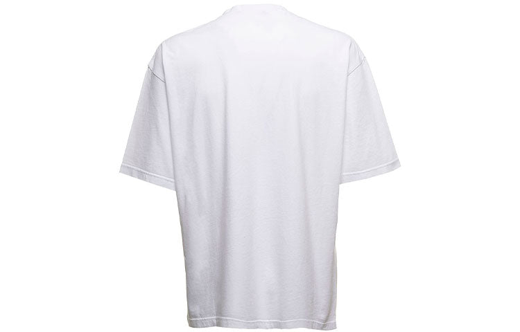 Balenciaga Script Logo T-shirt 'White/Black' 612966TMVB49040