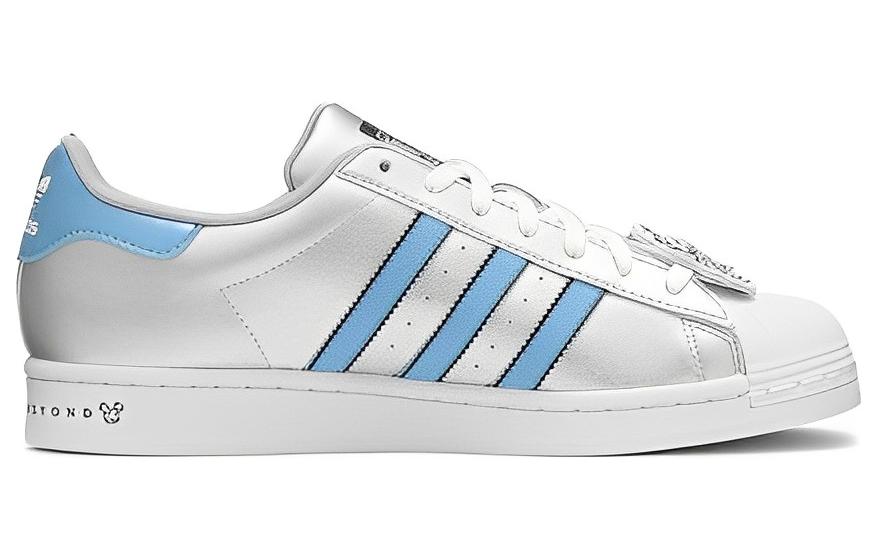 adidas Superstar x Disney Shoes 'Metal Silver Blue' HQ2174