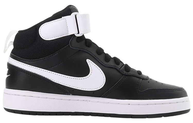 (GS) Nike Court Borough Mid 2 'Black White' CD7782-010