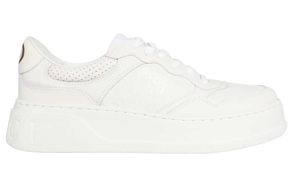 Gucci GG Embossed Sneaker 'White' 669582-1XL10-9014