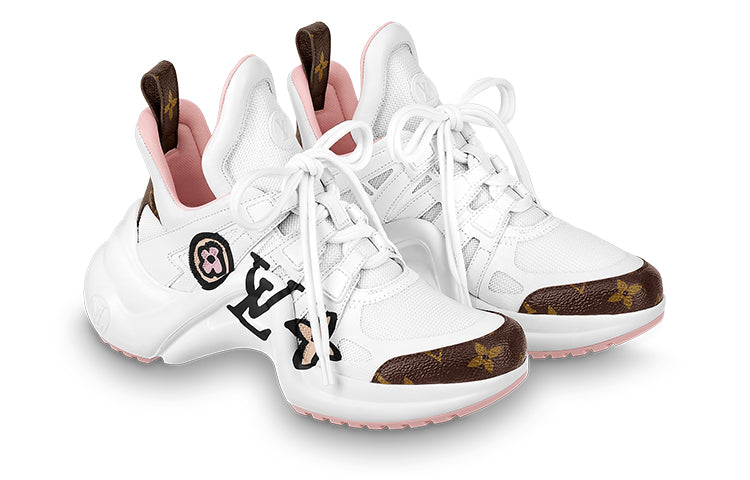 (WMNS) LOUIS VUITTON Archlight 1.0 Sneakers 'White with Large Logo' 1A93WZ
