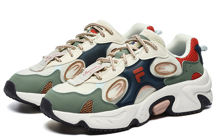 FILA FUSION Raccoon Sneakers 'White Green Red' T12M231121FWL