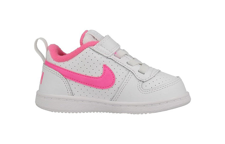 (TD) Nike Court Borough Low 'White Pink' 870030-100