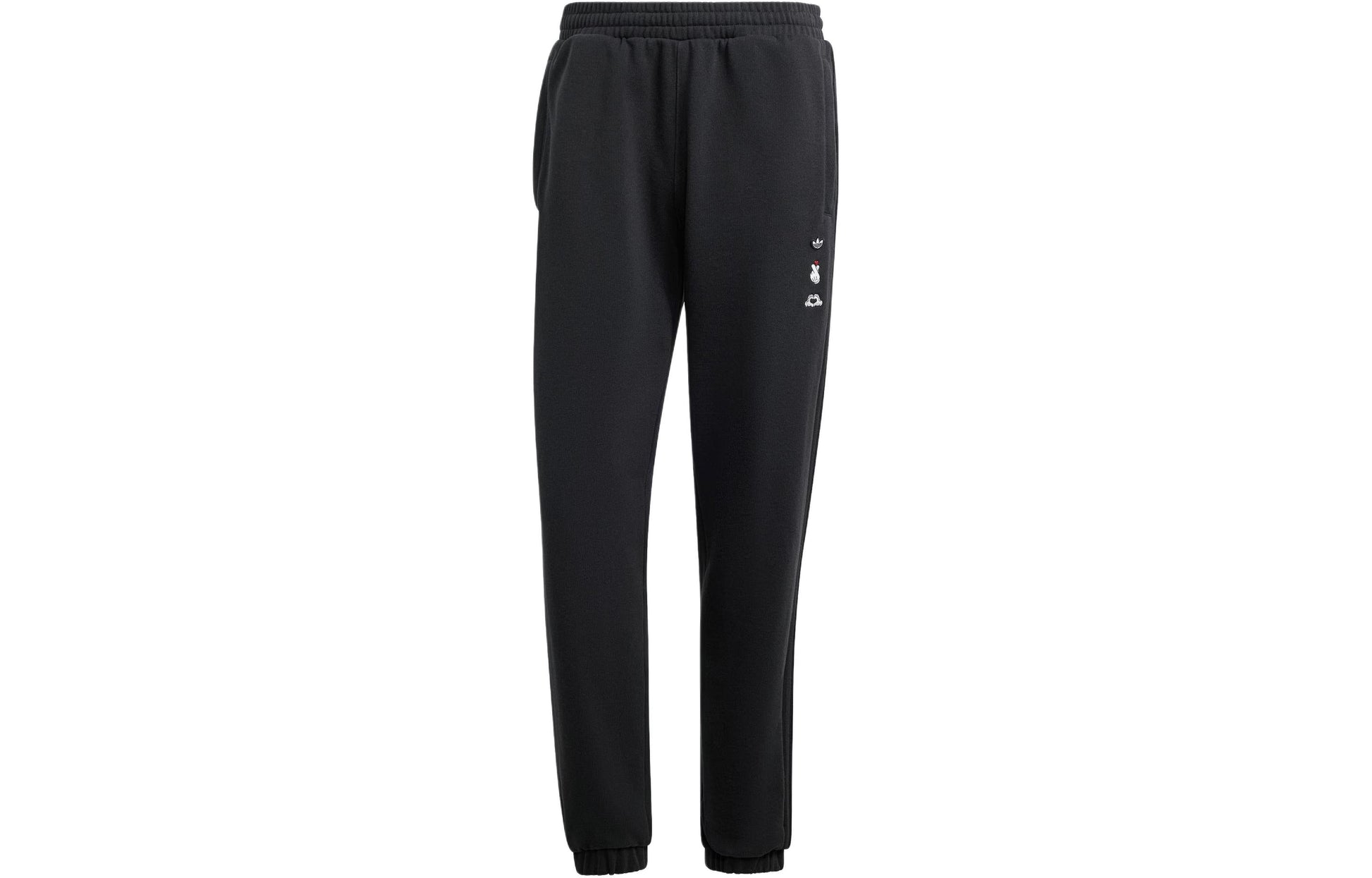 adidas Mickey x Originals Embroidery Sweat Pants Asia Sizing 'Black' IY2267